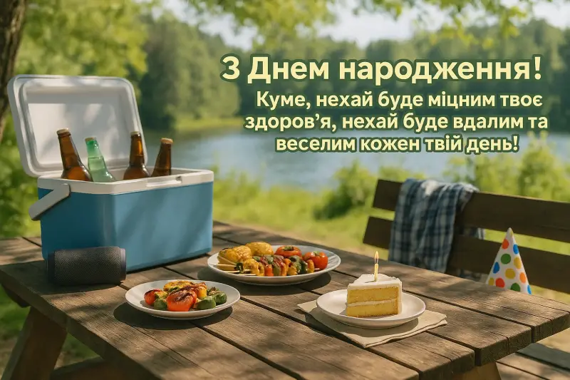 Дружні привітання з днем народження кума