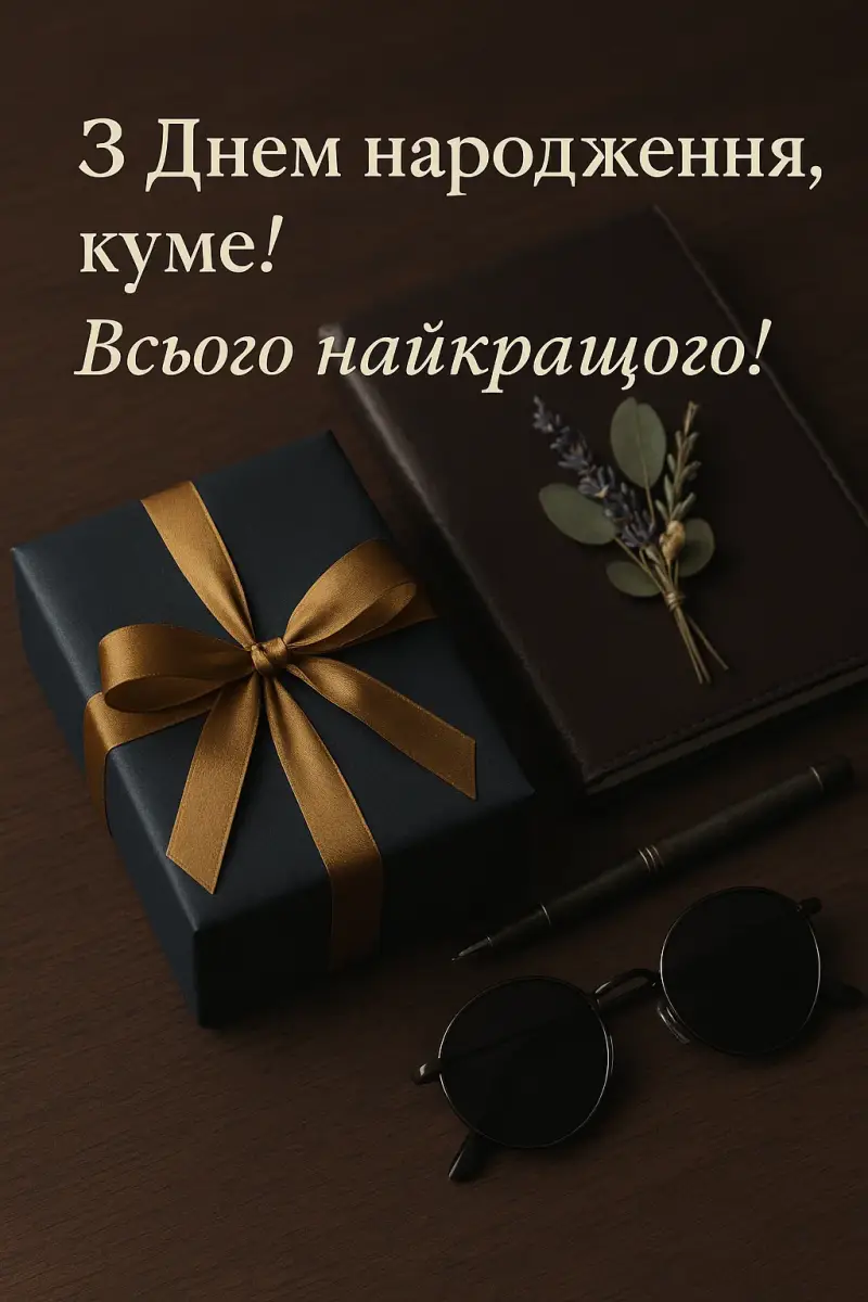 Дружні привітання з днем народження кума