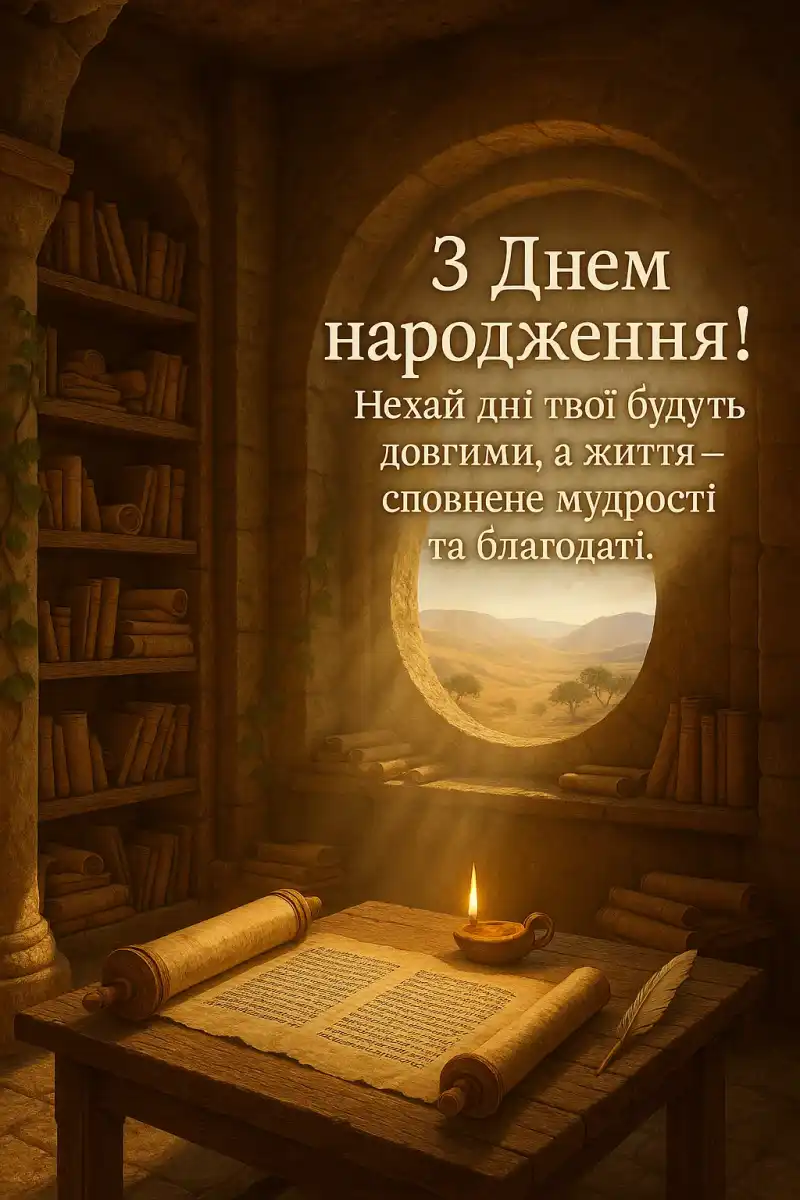 Біблійні привітання з днем народження