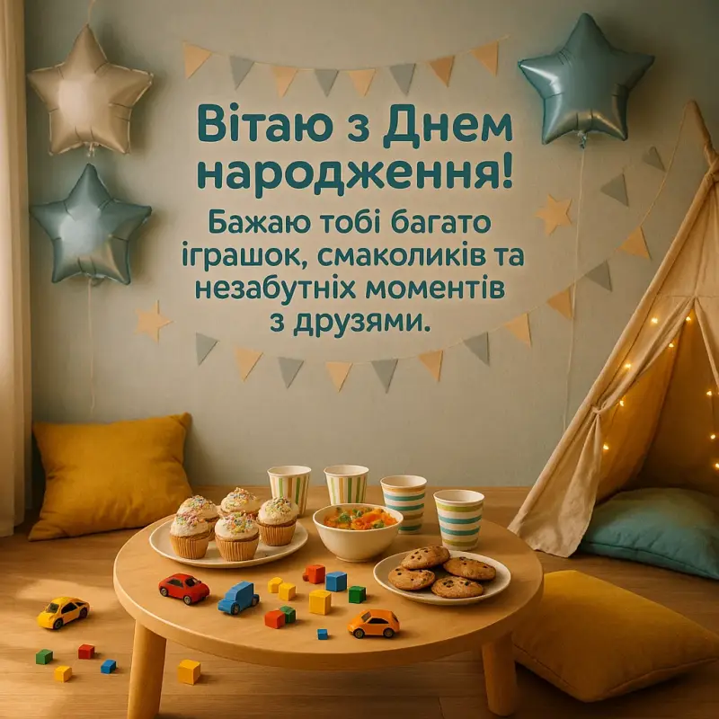 Привітання для хлопчика