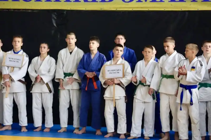 Юні дзюдоїсти з Волині здобули 10 медалей на чемпіонаті України у Луцьку