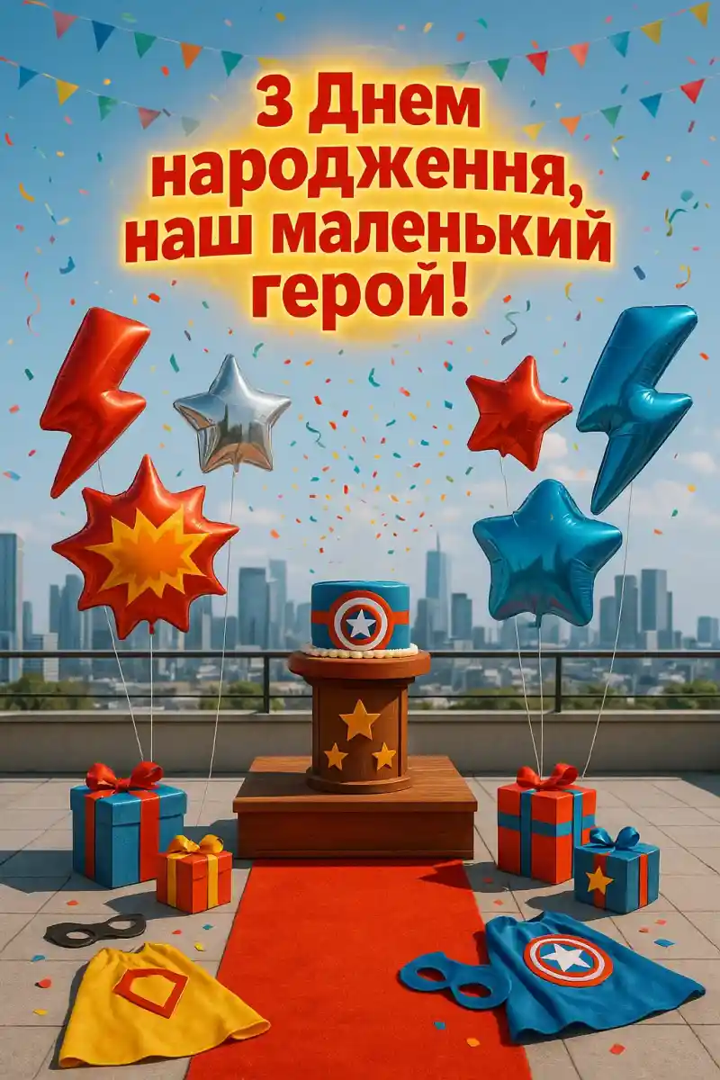 Привітання для хлопчика