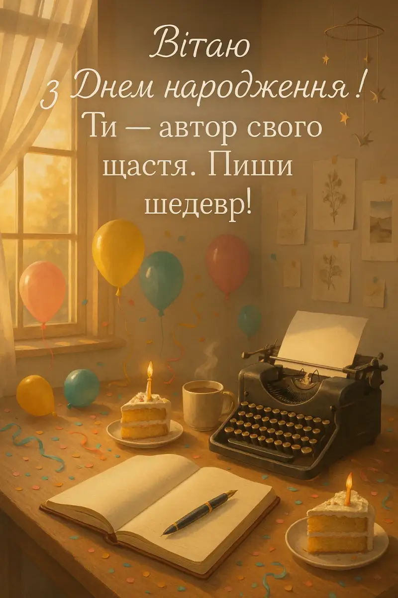 Привітання з днем народження
