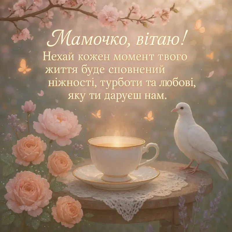 Найкращі привітання для мами