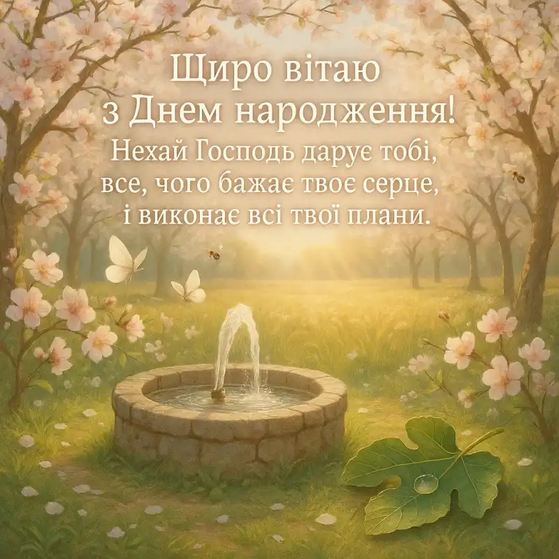 Біблійні привітання з днем народження