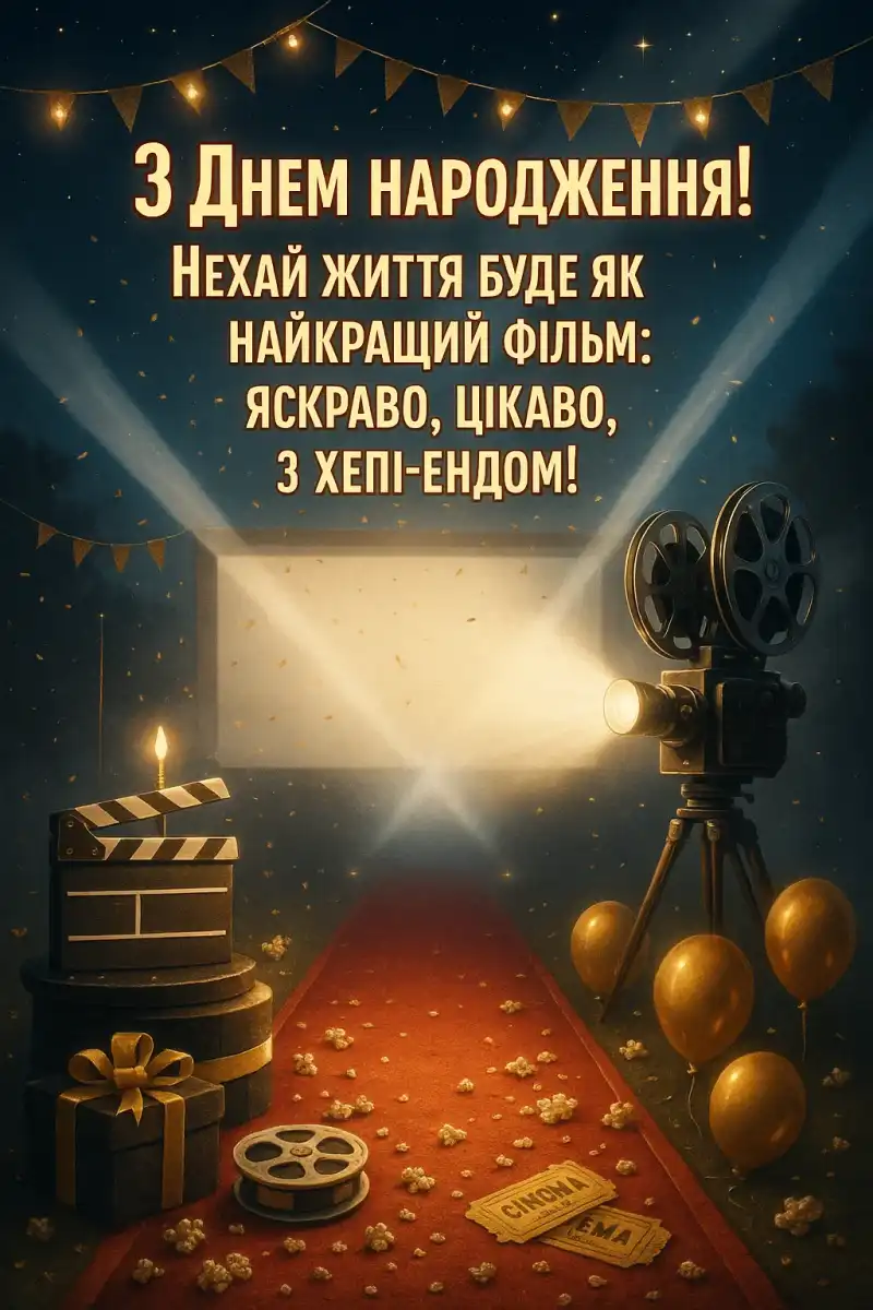 Привітання з днем народження