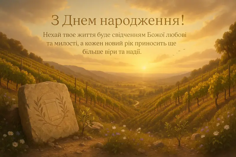 Біблійні привітання з днем народження