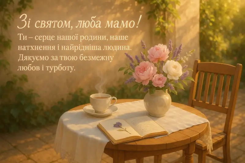 Найкращі привітання для мами