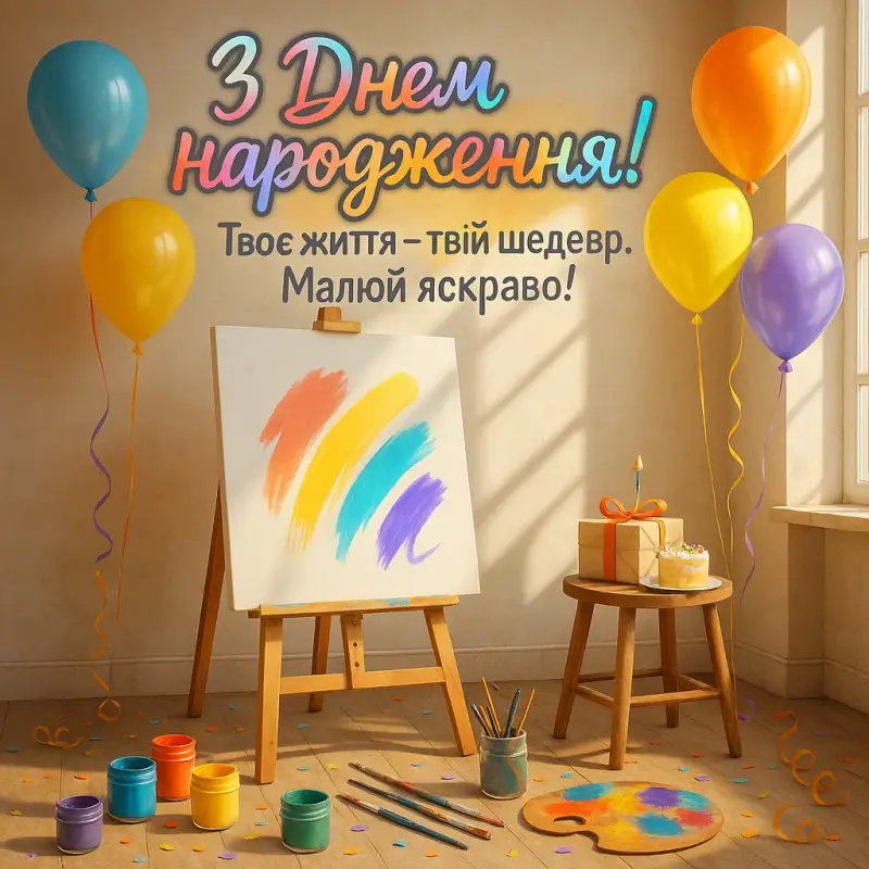 Привітання з днем народження