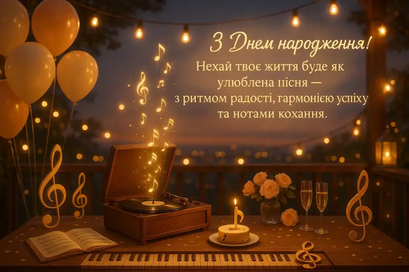 Привітання з днем народження