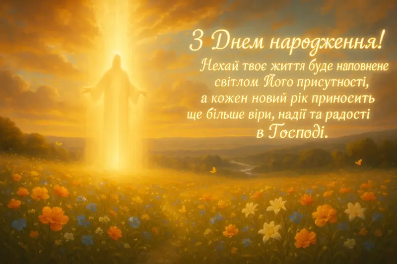 Біблійні привітання з днем народження