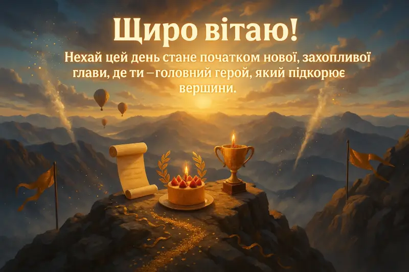 Привітання з днем народження