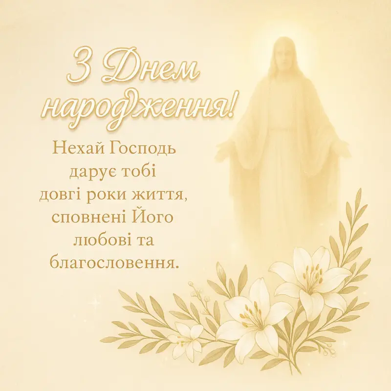 Біблійні привітання з днем народження