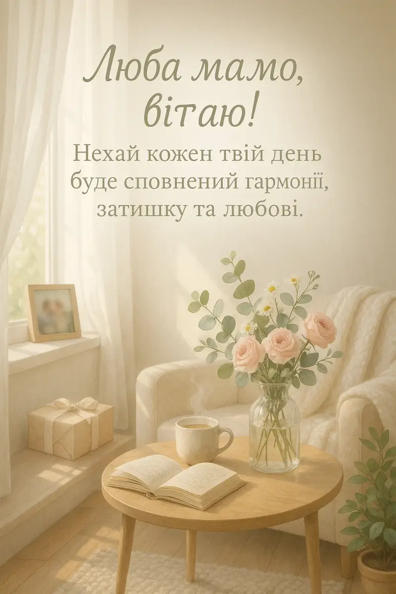 Найкращі привітання для мами