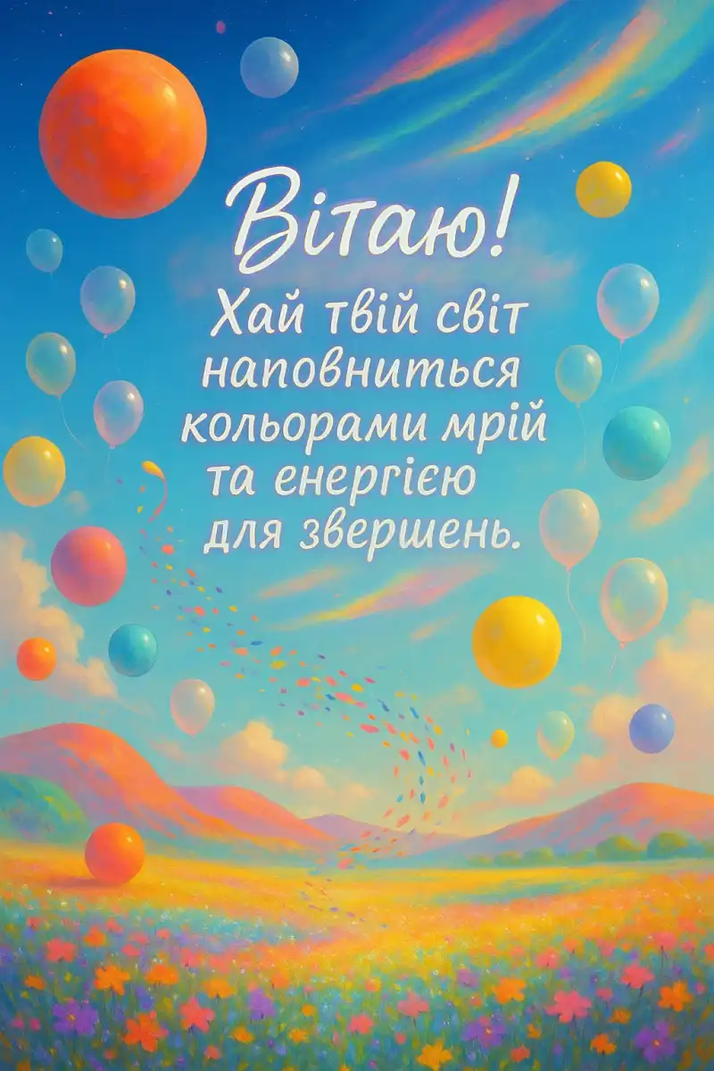 Привітання з днем народження