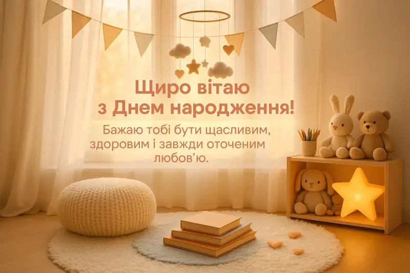 Привітання для хлопчика