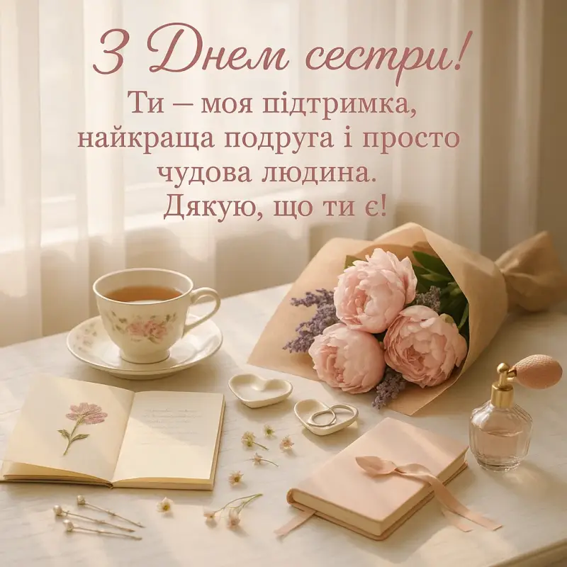 Привітання з Днем сестри