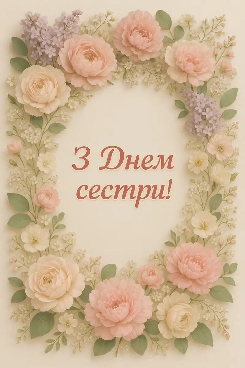 Привітання з Днем сестри