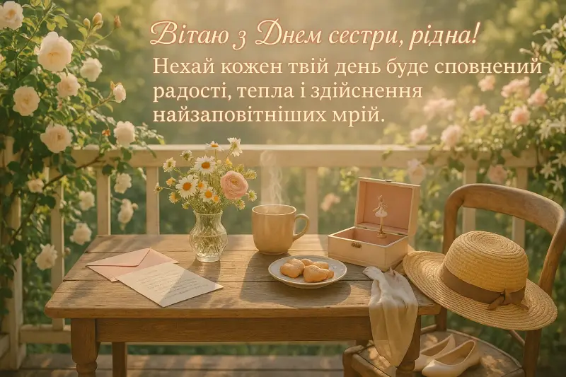Привітання з Днем сестри