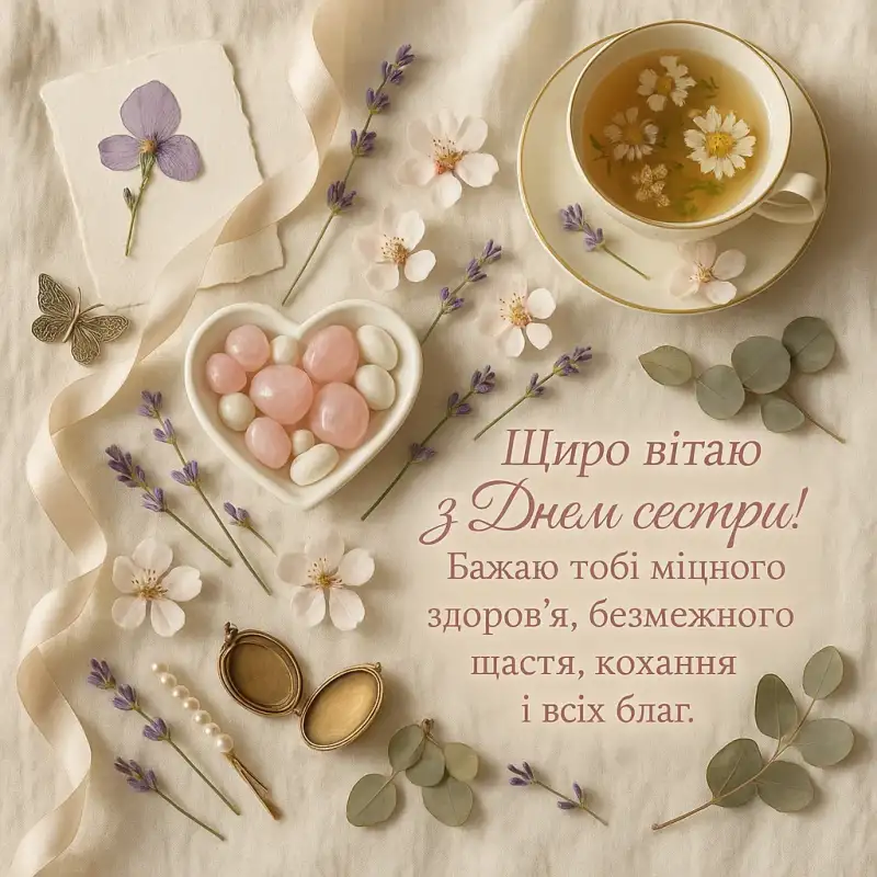Привітання з Днем сестри